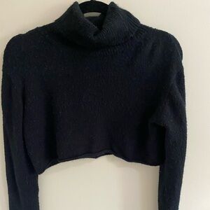 Princess Polly Midnight Black Cowl Neck Sweater